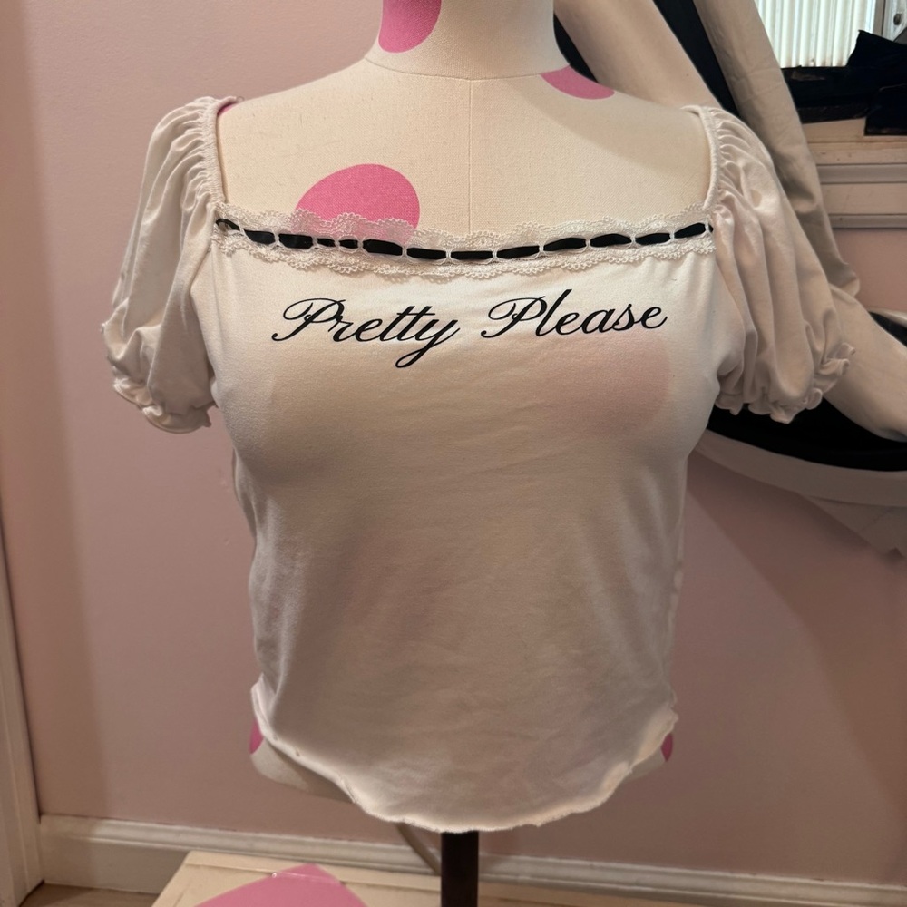 G Mini Dolls Kill "Pretty Please" Babydoll Cap Sleeve